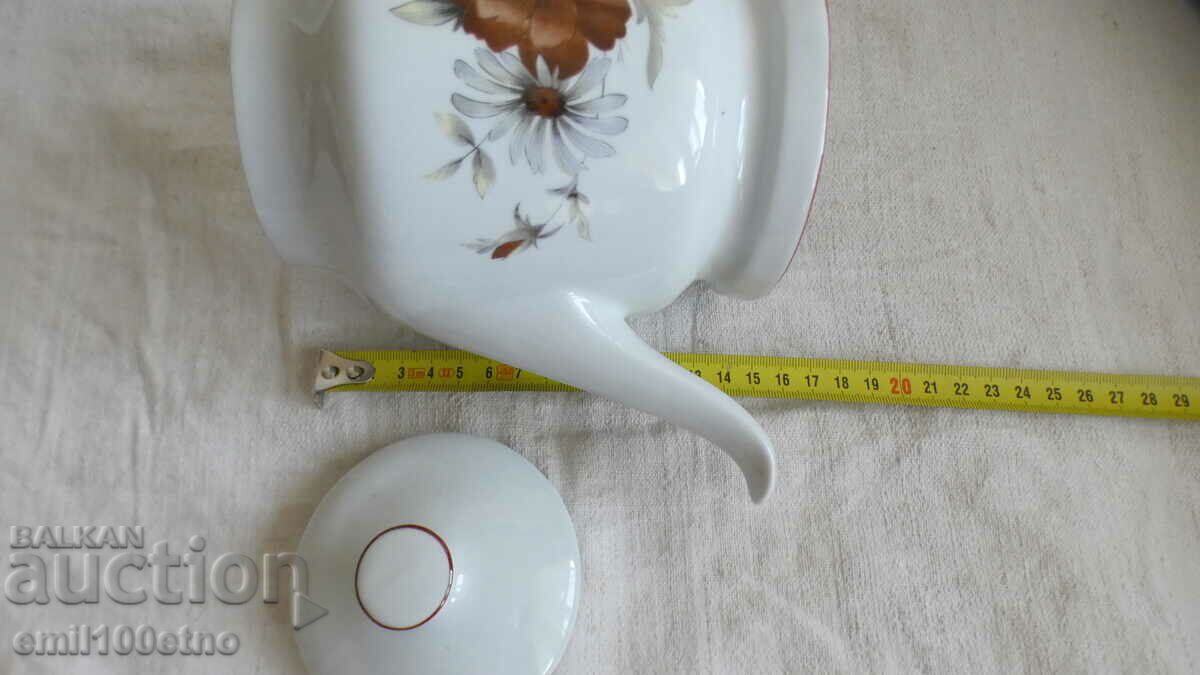 Teapot Bulgarian porcelain Kitka Novi Pazar - 6 Teapot Bulgarian porcelain Kitka Novi Pazar - 6