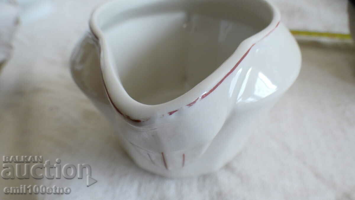 Set of small jugs old Bulgarian porcelain Kitka Novi Pazar - 7