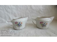 Set ulcioare mici din portelan vechi bulgaresc Kitka Novi Pazar