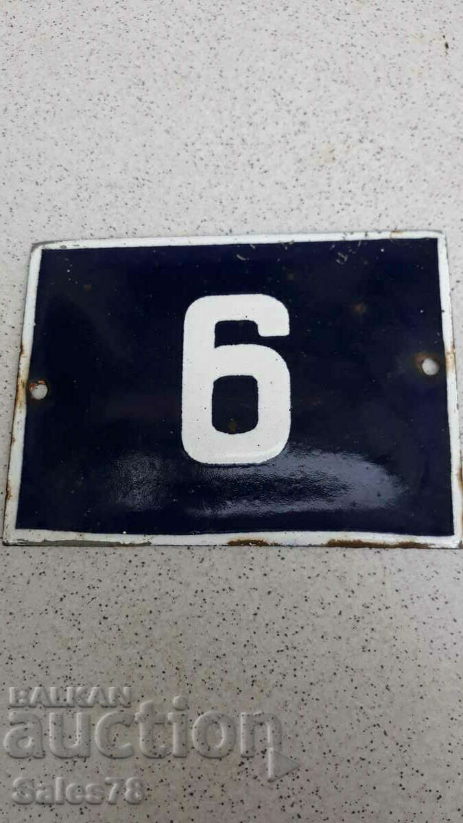 Old enamel plate Old enamel plate