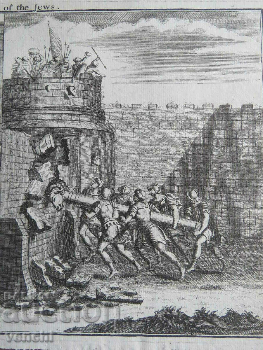 Delivery of 1750 - ENGRAVING - THE JEWISH WAR - ORIGINAL
