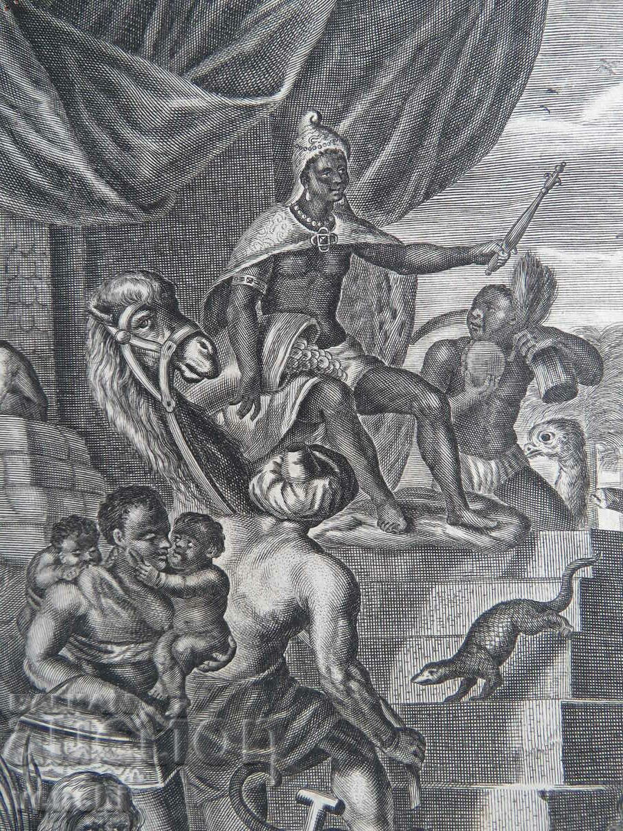 1686 - GRAVURA - AFRICA - ORIGINAL cu preț € 24.99 | 48.88 BGN