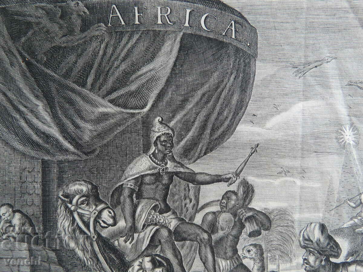Livrarea 1686 - GRAVURA - AFRICA - ORIGINAL
