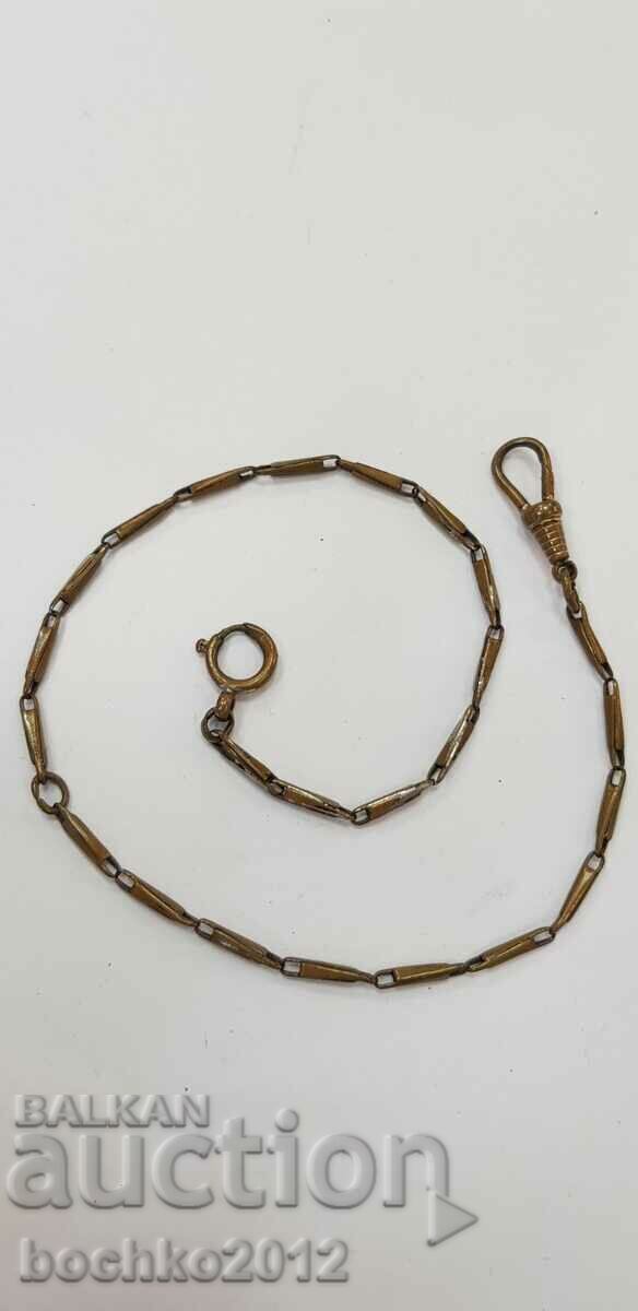 Collectible bronze chatelaine, pocket watch case - 7