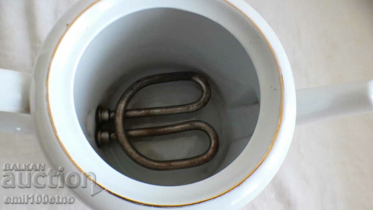 Auction  Electric kettle Kettle porcelain Kitka novi Pazar