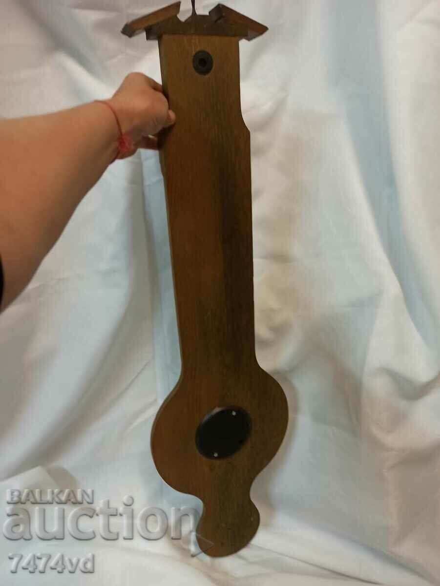 OLD GERMAN BAROMETER, THERMOMETER HYGIOMETER -80 CM - 7 OLD GERMAN BAROMETER, THERMOMETER HYGIOMETER -80 CM - 7