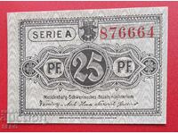 Банкнота-Германия-Мекленбург-Шверин-25 пфенига 1922
