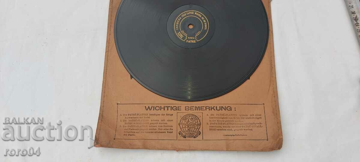 RECORD - WW I - 6 RECORD - WW I - 6