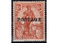 GB/Малта-1926-Редовна-Алегория с надп."Postage",MLH