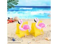 Children's inflatable flamingo strips, for fun and safety