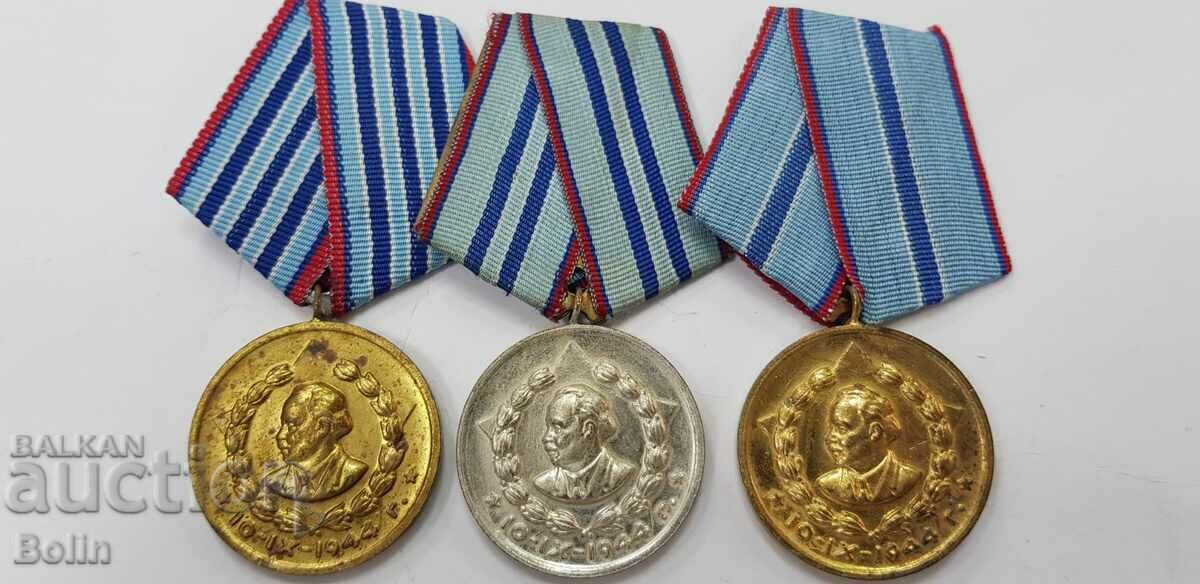 Set of rare medals, KDS medal - 3 pieces