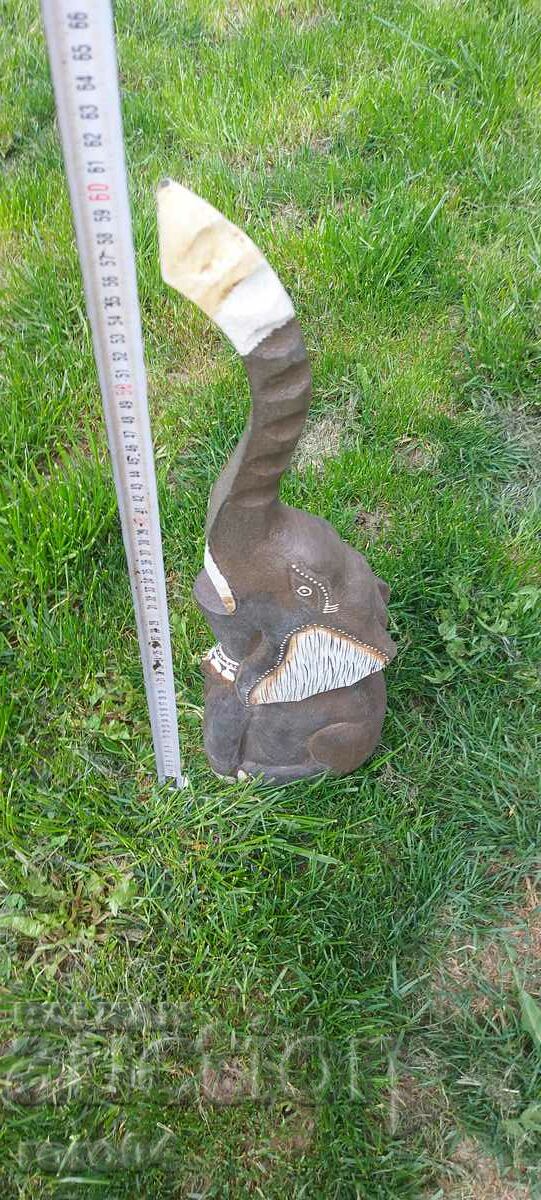 ELEPHANT - SCULPTURE - WOOD with price 36.00 BGN | € 18.41 ELEPHANT - SCULPTURE - WOOD with price 36.00 BGN | € 18.41