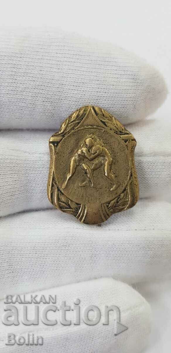 Very Rare Badge, Badge, Wrestling, Wrestlers 1940 - 1943