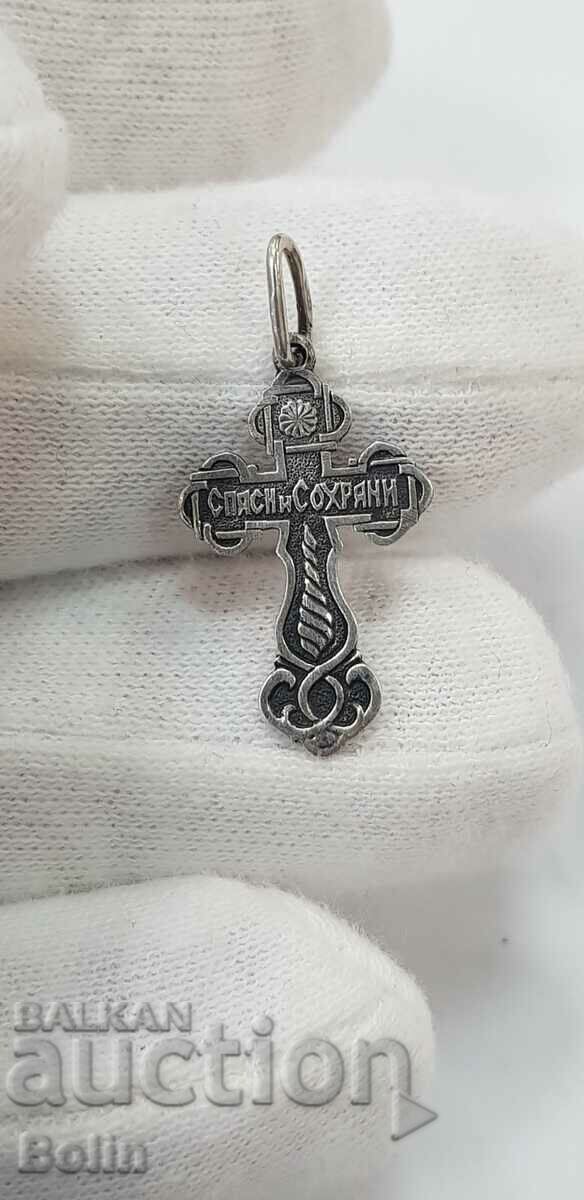 Cruce ucraineană din argint de colecție cu Isus Hristos 925 î.Hr. cu preț 25.00 BGN | € 12.78 Cruce ucraineană din argint de colecție cu Isus Hristos 925 î.Hr. cu preț 25.00 BGN | € 12.78