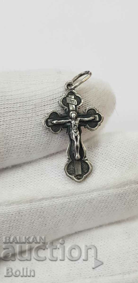 Licitație Cruce ucraineană din argint de colecție cu Isus Hristos 925 î.Hr. Licitație Cruce ucraineană din argint de colecție cu Isus Hristos 925 î.Hr.