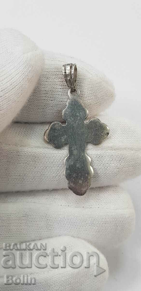 Δημοπρασία Παλιός ρωσικός ασημένιος σταυρός - 20ος αιώνας Δημοπρασία Παλιός ρωσικός ασημένιος σταυρός - 20ος αιώνας