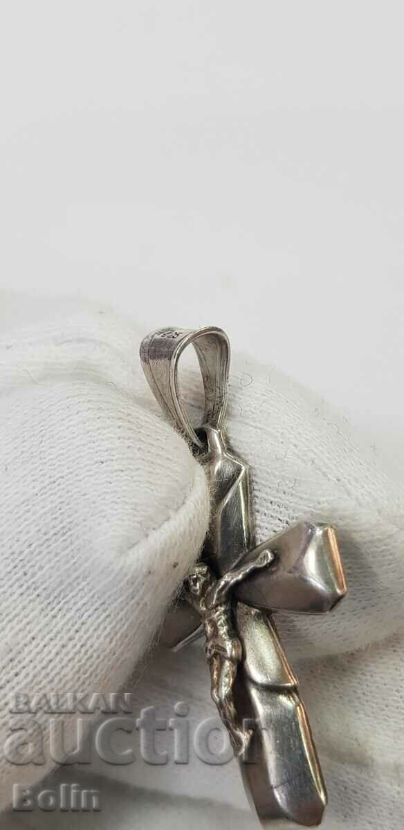 Ιταλικός ασημένιος σταυρός με τον Ιησού Χριστό 925 π.Χ. - 7 Ιταλικός ασημένιος σταυρός με τον Ιησού Χριστό 925 π.Χ. - 7