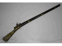 Old Turkish Ottoman Balkan Shishane flintlock rifle.