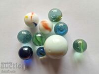 ✅ #15 - 10 pcs. GLASS BALLS/ TAPES - SMALL AND LARGE ❗