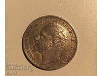 Monedă de argint de 5 BGN 1894.