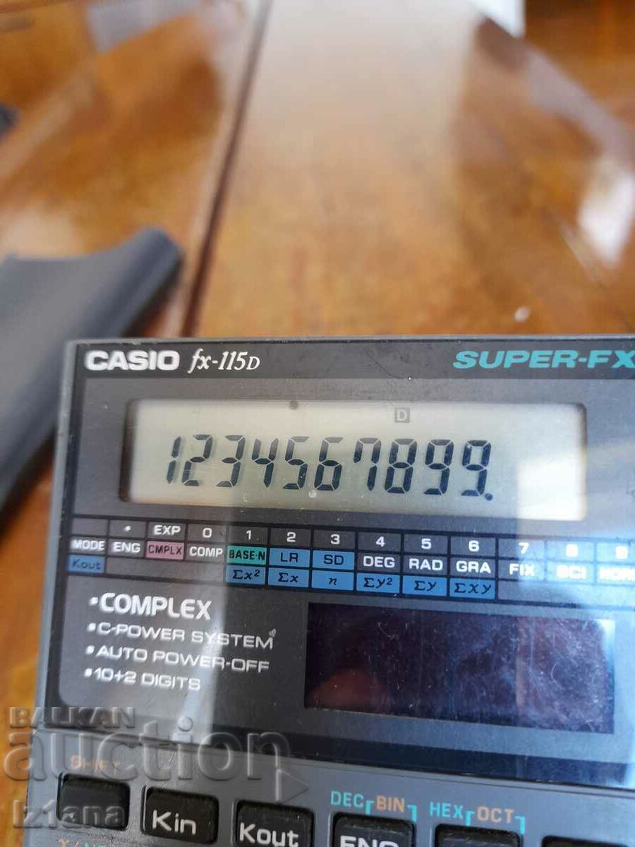 Old Casio FX-115D calculator - 6 Old Casio FX-115D calculator - 6