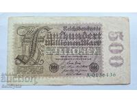 ✅ВАЙМАРСКА ГЕРМАНИЯ | 500 000 000 марки 1923 г.❗