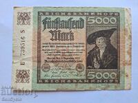 ✅ВАЙМАРСКА ГЕРМАНИЯ | 5000 марки 1922 г.❗