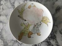 A large porcelain plate