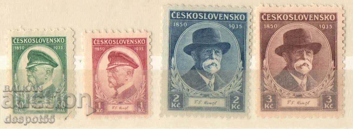 1935. Τσεχοσλοβακία. Πρόεδρος Thomas Garrig Masaryk, 1850-1937