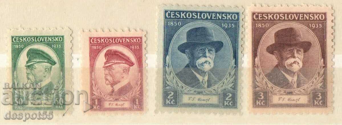 1935. Чехословакия. Президент Томас Гариг Масарик, 1850-1937