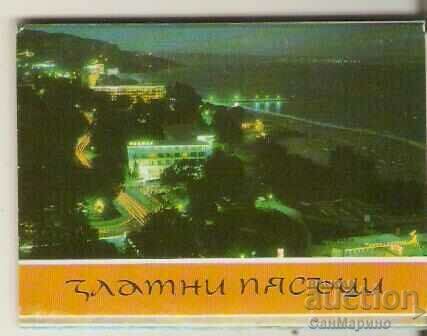 Card Bulgaria Varna Nisipuri de aur Mini album