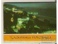 Картичка  България  Варна Златни пясъци Албумче мини