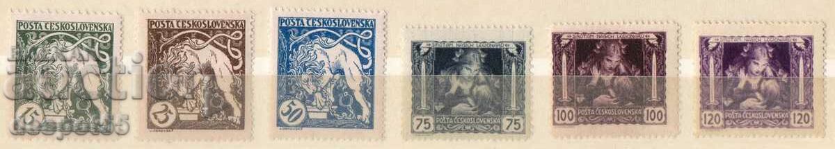 1919. Cehoslovacia. 1 an de la independența Cehoslovaciei.