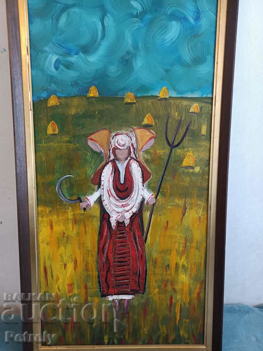 Pictură mare în ulei cu preț 350.00 BGN | € 178.95 Pictură mare în ulei cu preț 350.00 BGN | € 178.95