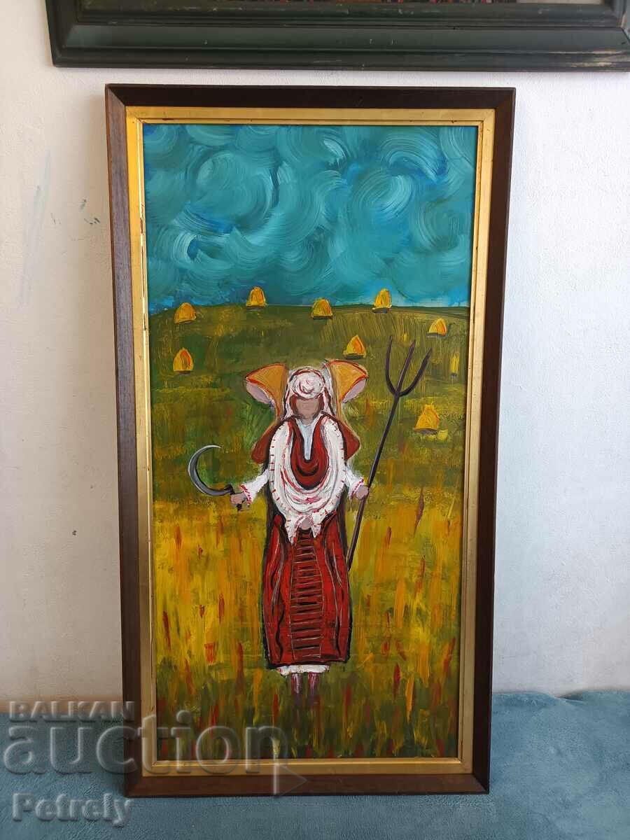 Large oil painting