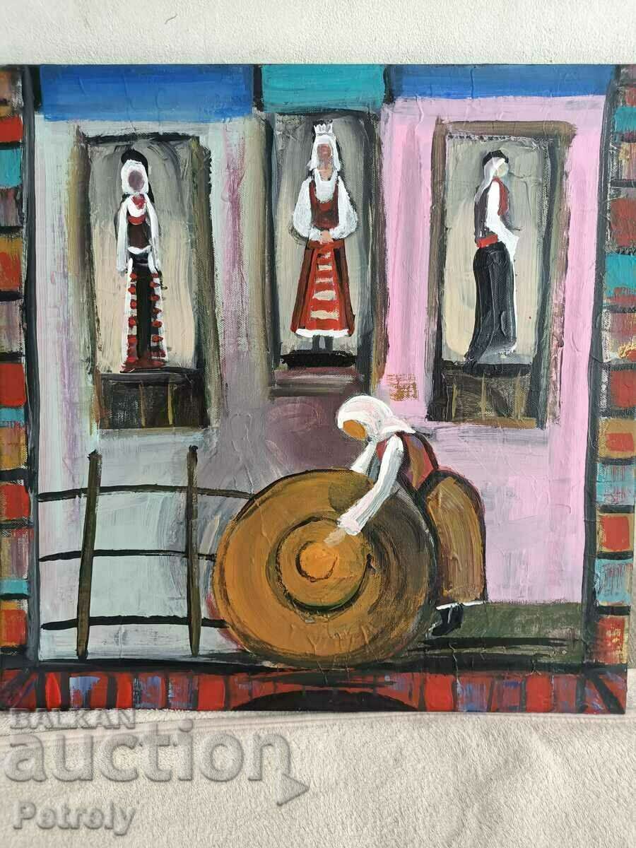 Ελαιογραφία με τιμή 120.00 BGN | € 61.36 Ελαιογραφία με τιμή 120.00 BGN | € 61.36