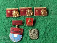 Lot of socialist badges Badge