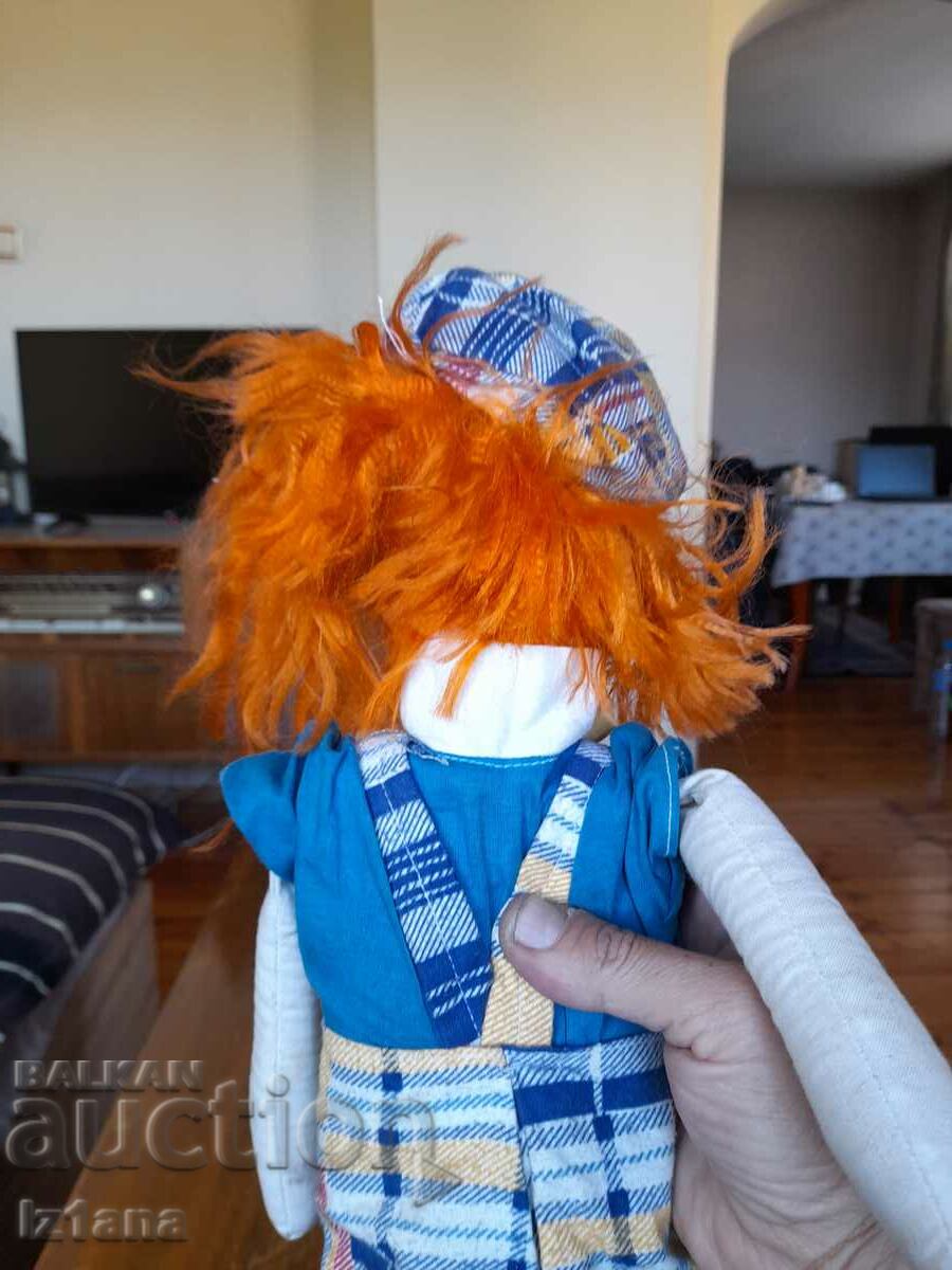 Old doll, clown - 5 Old doll, clown - 5