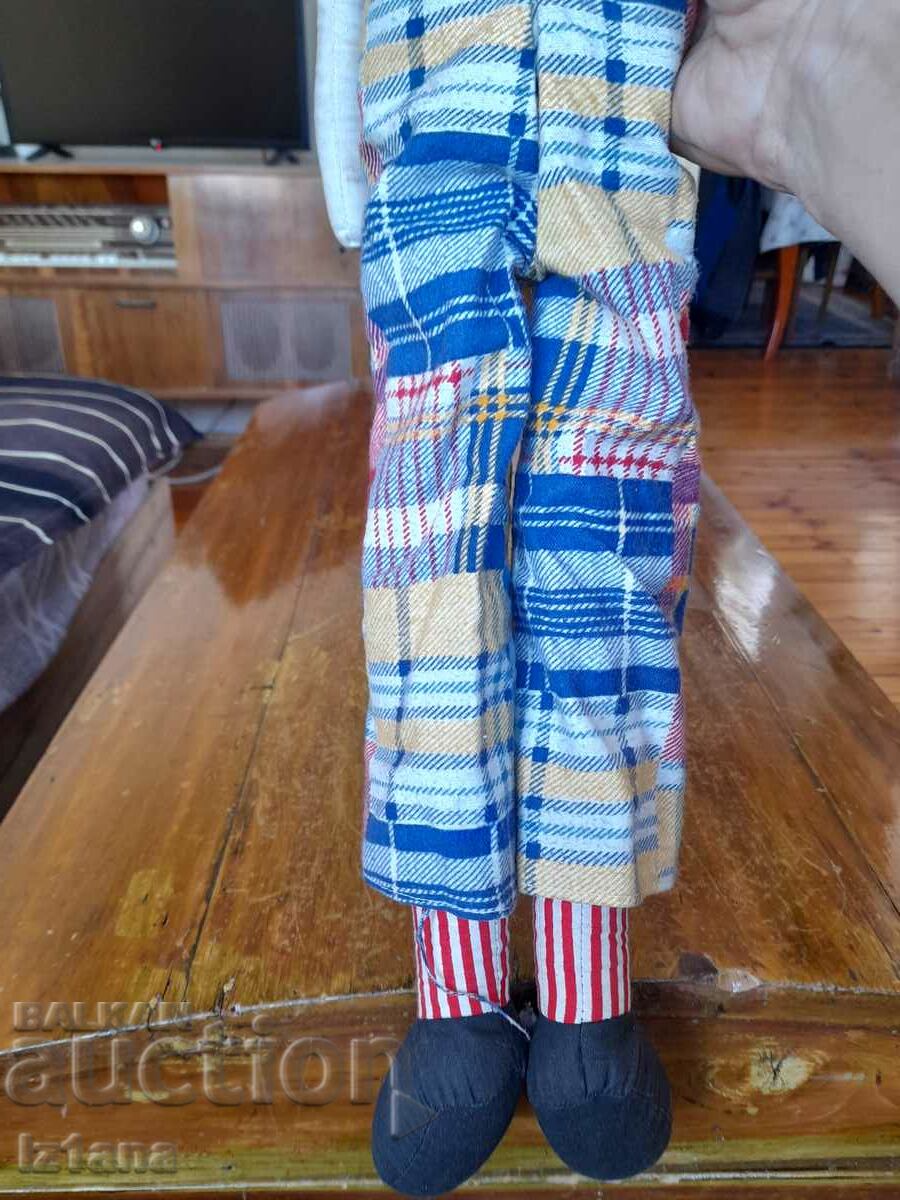 Old doll, clown - 6 Old doll, clown - 6