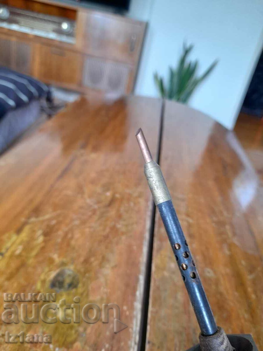 Old soldering iron with price 22.00 BGN | € 11.25