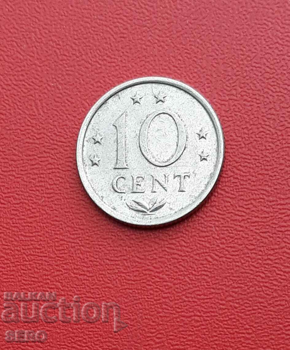 Netherlands Antilles-10 cents 1971