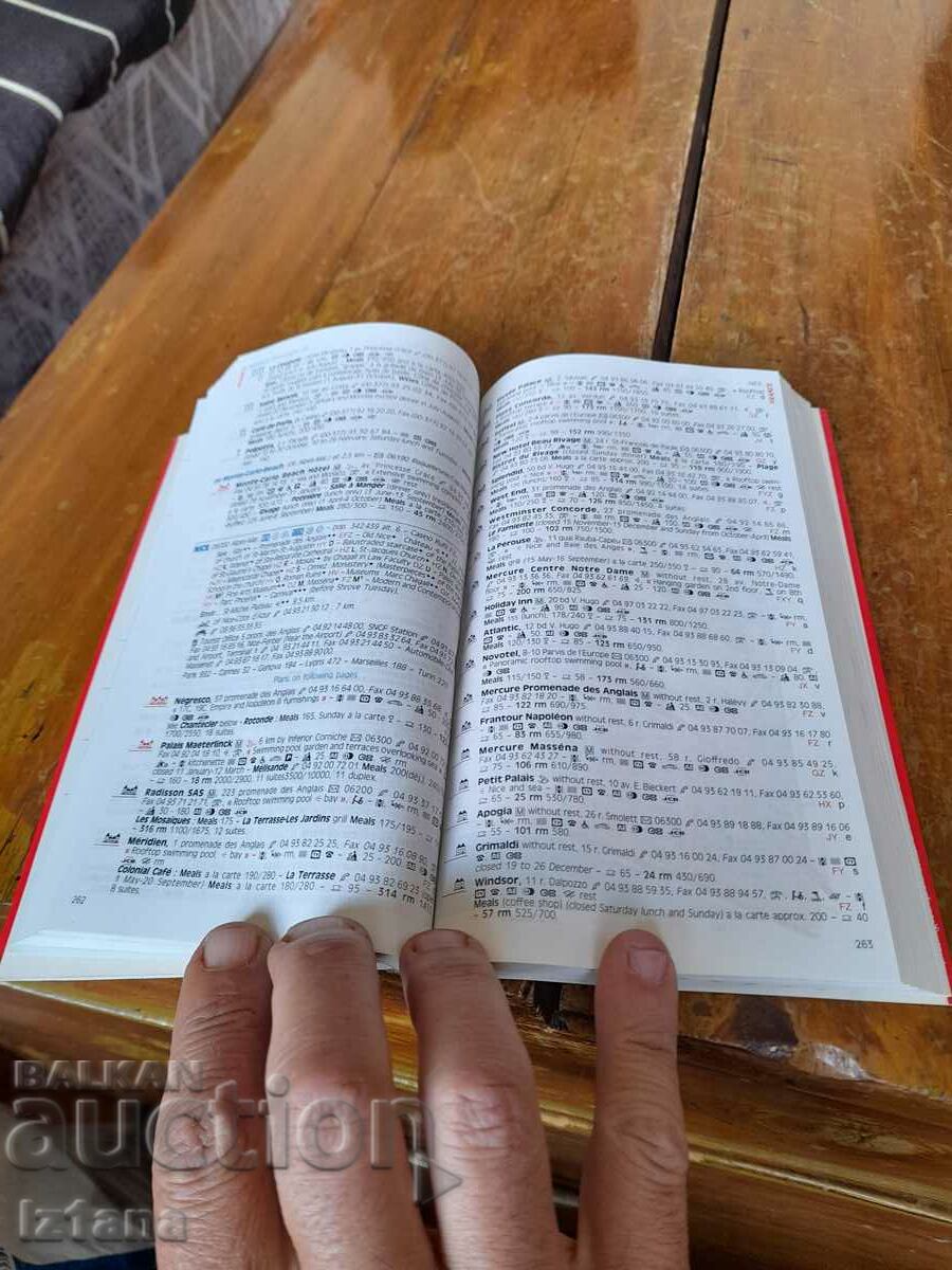 Delivery of Catalog of Michelin Hotel restaurants in Europe