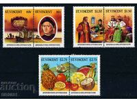 St Vincent 1986 - Columbus Ships MNH