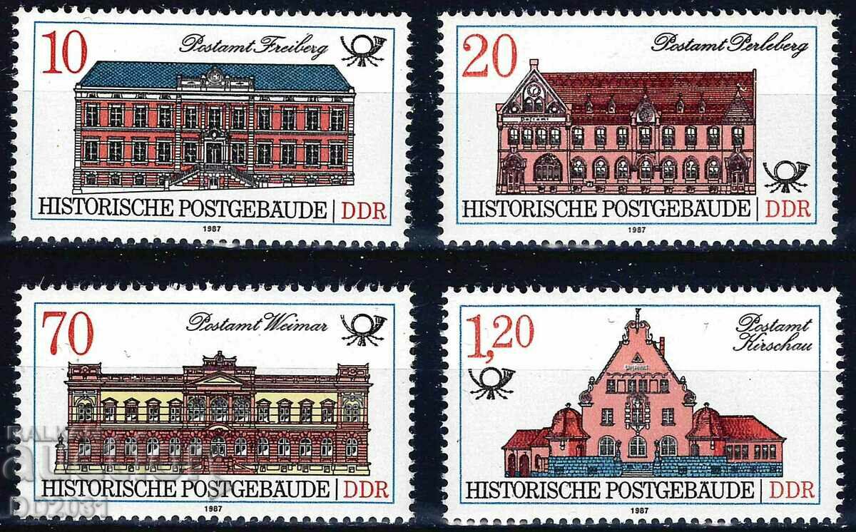 Germania RDG 1987 - clădiri MNH