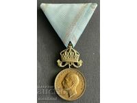5613 Kingdom of Bulgaria Medal For Merit Tsar Boris bronze