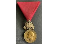 5614 Kingdom of Bulgaria Medal For Merit Tsar Boris bronze