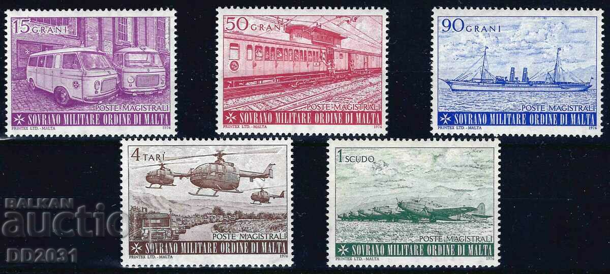 Sovereign Order of Malta 1976 - transport MNH