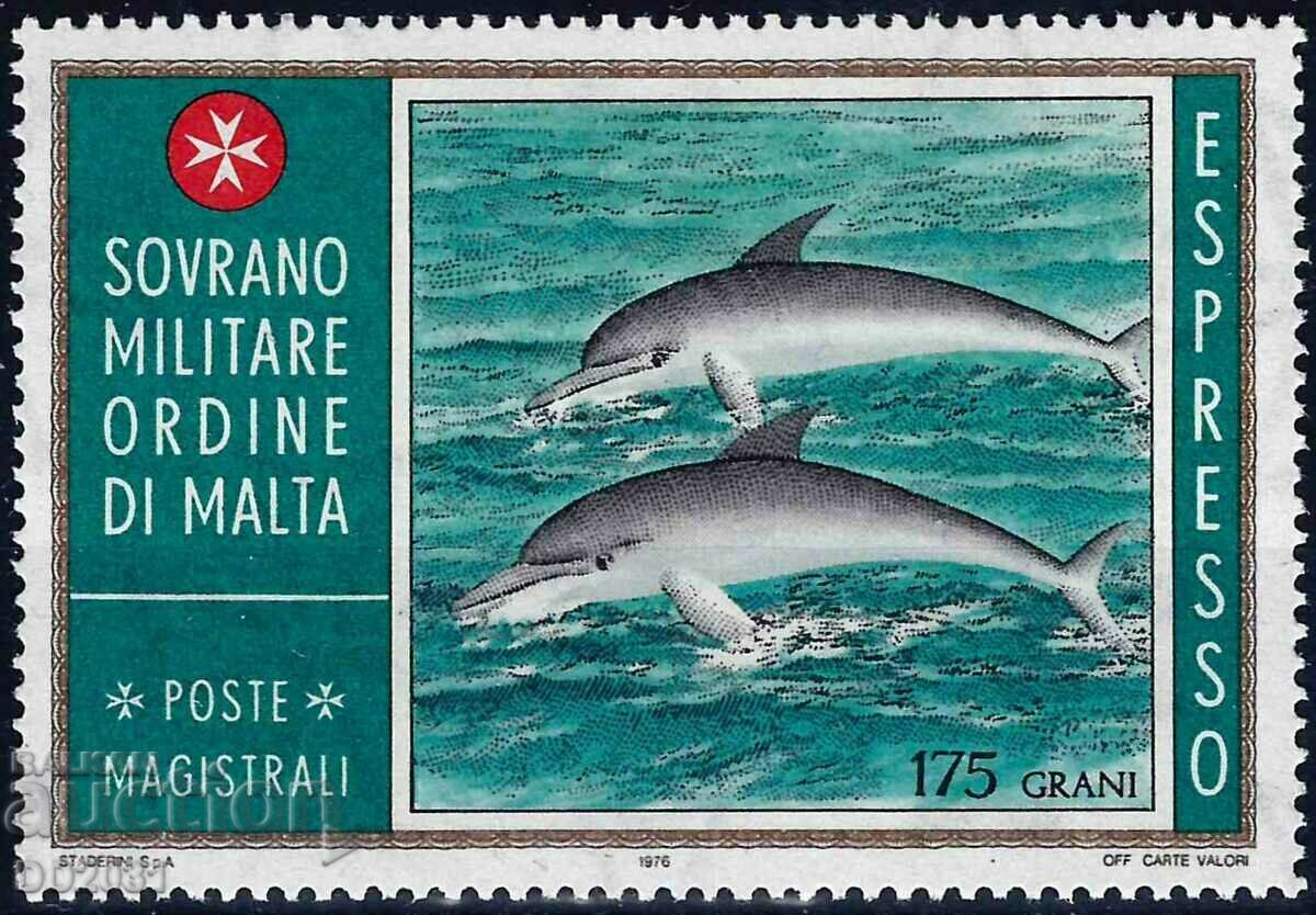 Ordinul Suveran al Maltei 1976 - Dolphins MNH