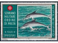 Суверенен малтийски орден 1976 - делфини MNH