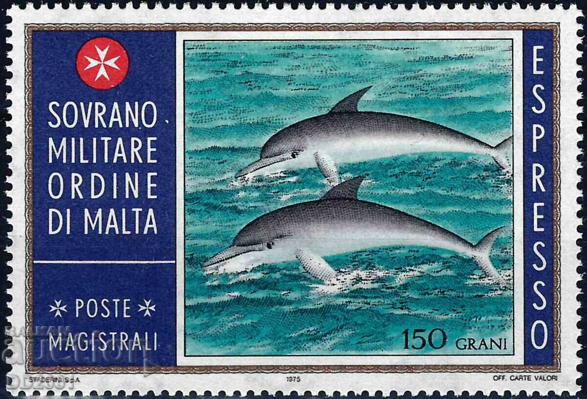 Суверенен малтийски орден 1975 - делфини MNH